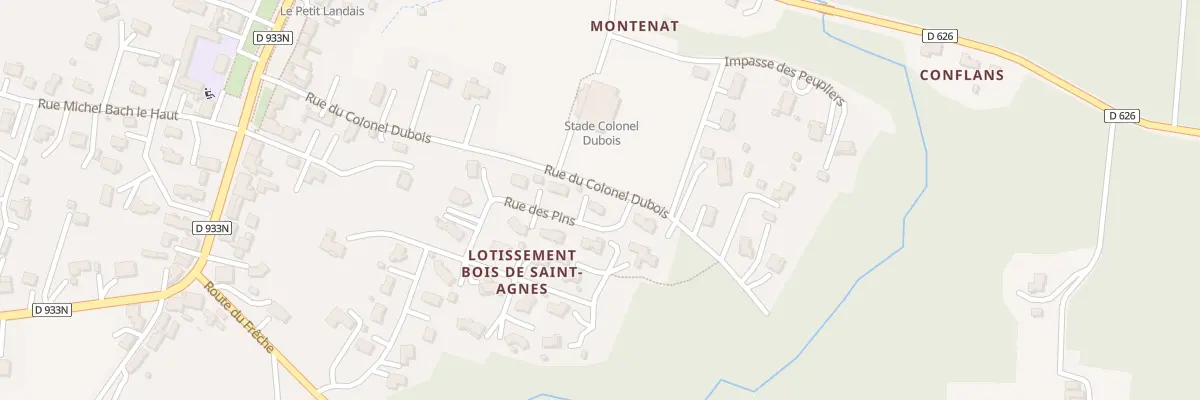 Plan du 12 Rue des Pins à Saint-Justin