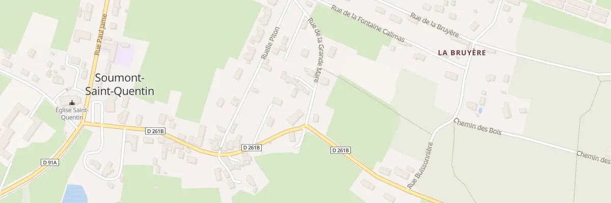 Plan du 3 Rue de la Grande Mare à Soumont-Saint-Quentin