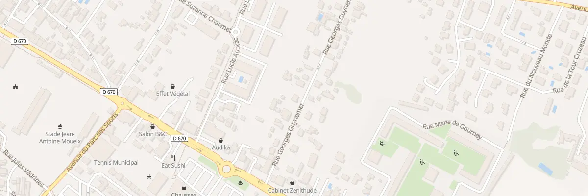 Plan du 17 Rue Georges Guynemer à Libourne