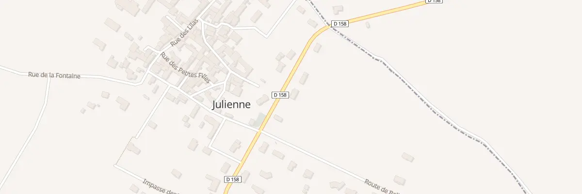 Plan du 9 Rue de Chassors à Julienne