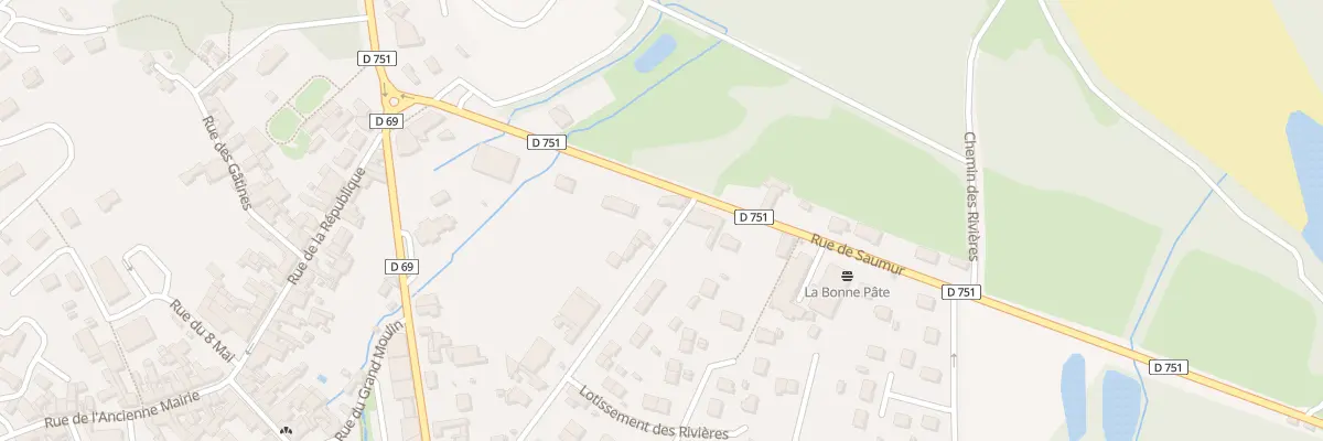 Plan du 2 Rue Napoléon à Gennes-Val-de-Loire