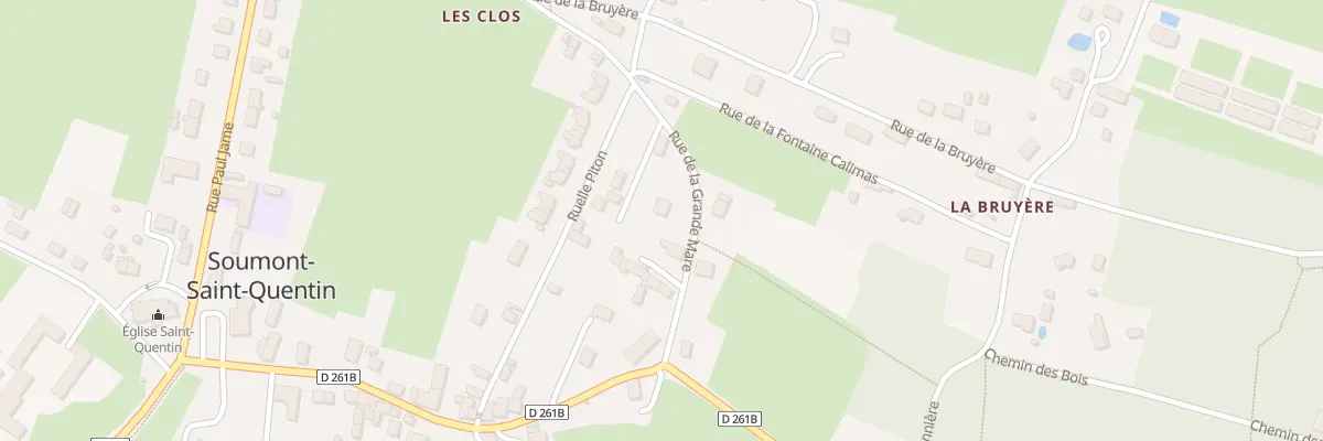 Plan du 9 Rue de la Grande Mare à Soumont-Saint-Quentin