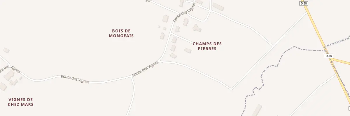 Plan du 5176 Champs des Pierres à Lachaise