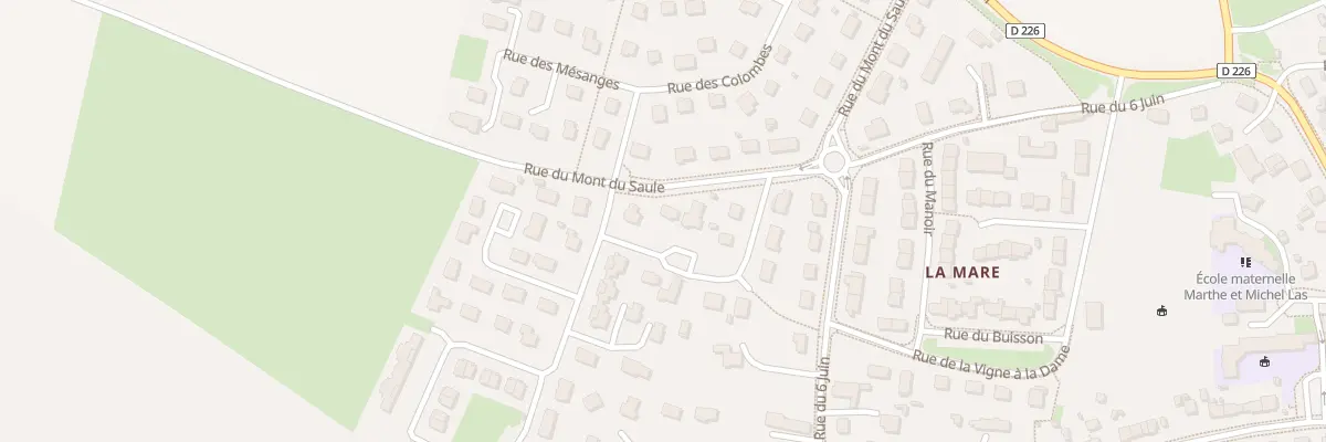 Plan du 8 All des Bleuets Sannerville à Sannerville