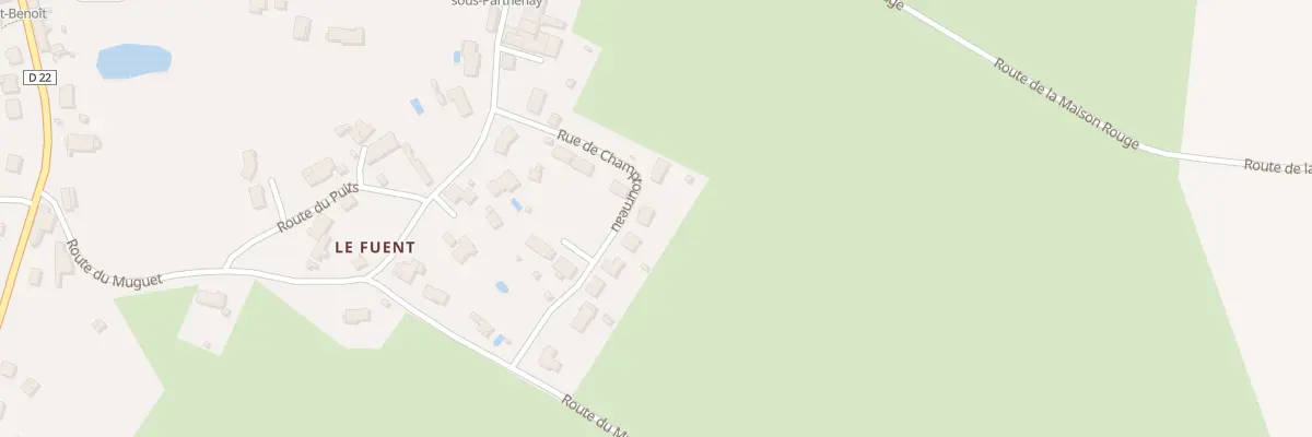 Plan du 5464 Rue de Champtourneau à Beaulieu-sous-Parthenay