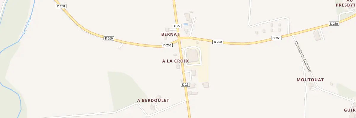 Plan du 1580 Chem de la Plaine à Lannux