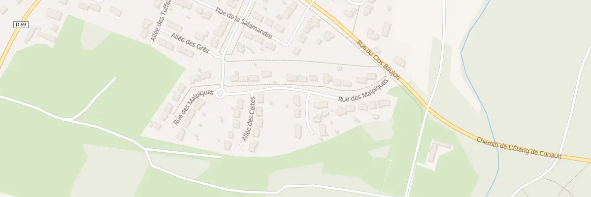 Plan du 2 All des Romains à Gennes-Val-de-Loire