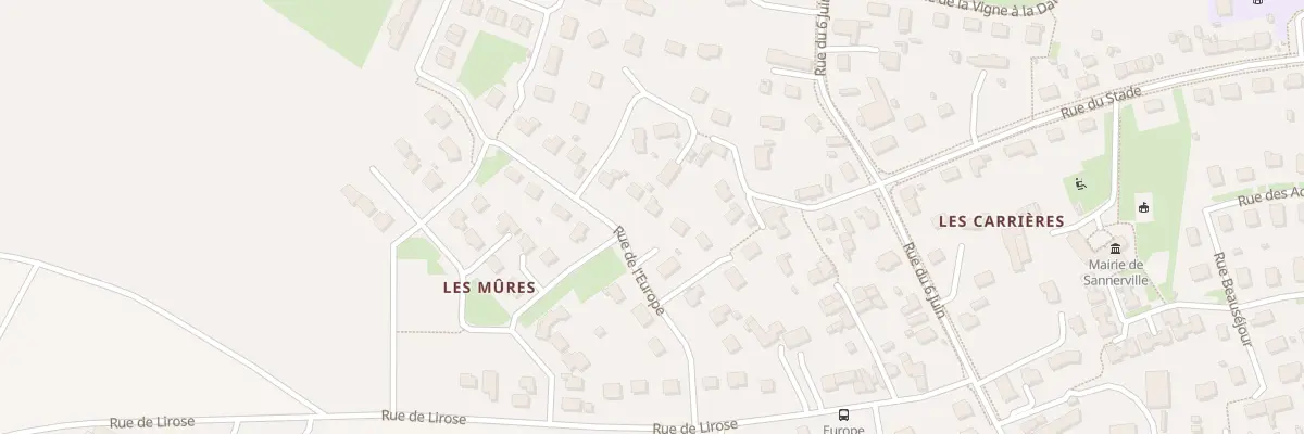 Plan du 14 Rue de l’Europe Sannerville à Sannerville