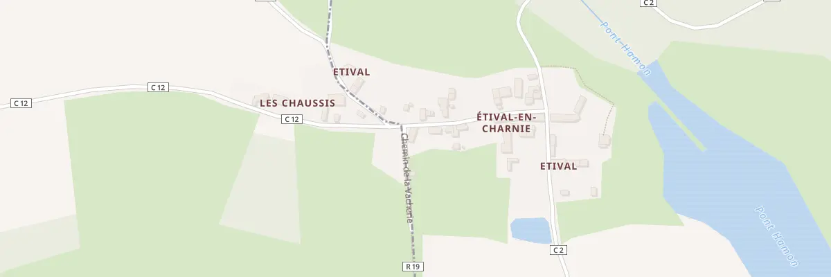Plan du 13 Etival à Saint-Denis-d’Orques