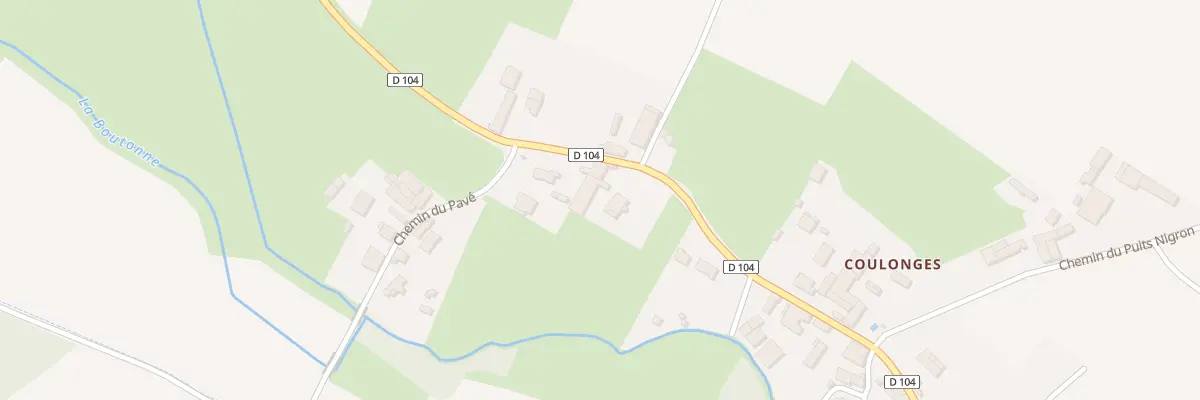 Plan du 5260 Coulonges à Brioux-sur-Boutonne