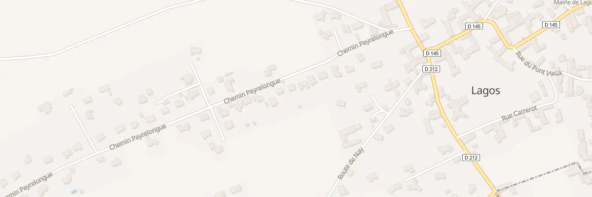 Plan du 13 Che Peyrelongue à Lagos