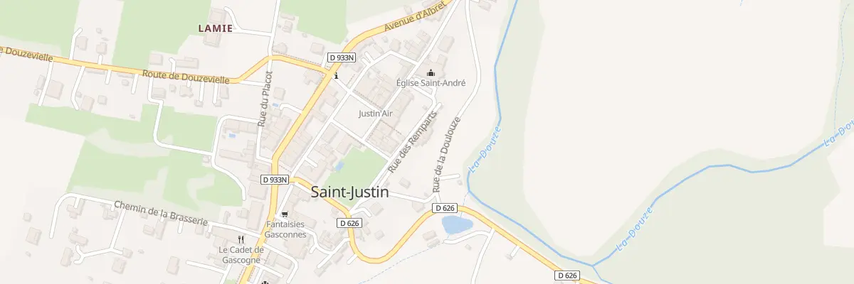 Plan du 4 Rue des Remparts à Saint-Justin