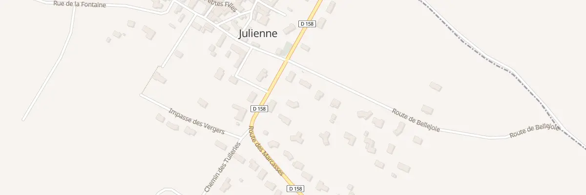 Plan du 1B Rte de Bellejoie à Julienne