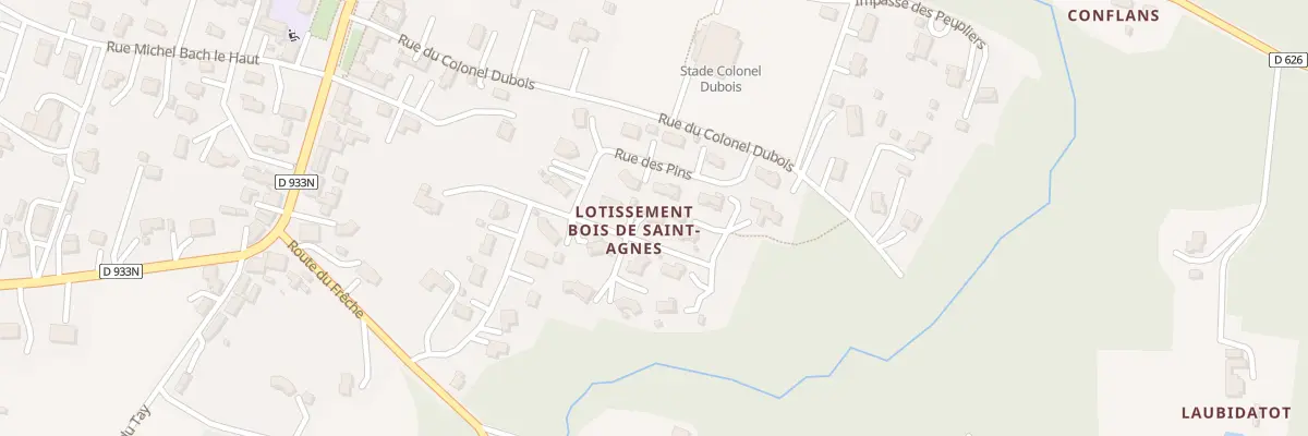 Plan du 4 Rue des Chênes à Saint-Justin