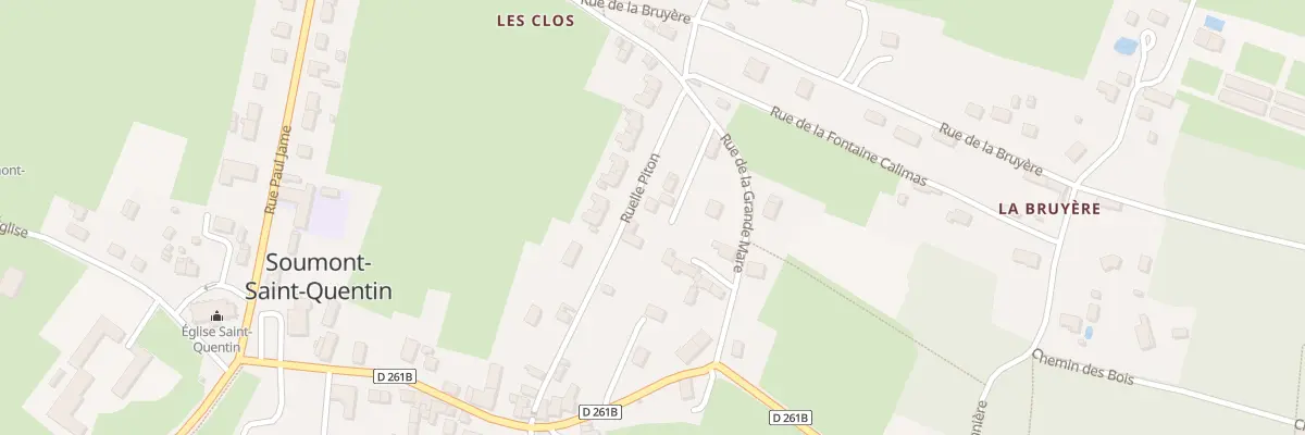 Plan du 8 Ruelle Piton à Soumont-Saint-Quentin