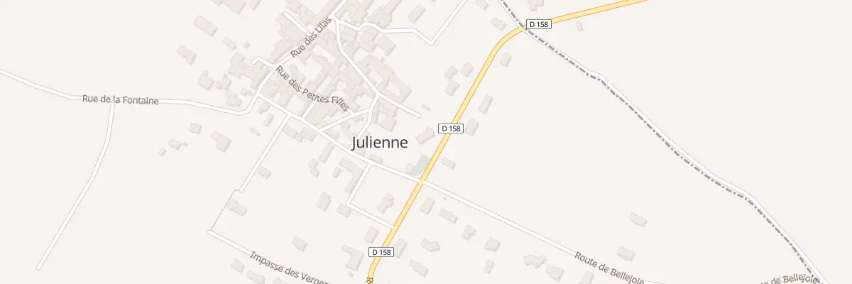 Plan du 8 Rue de Chassors à Julienne