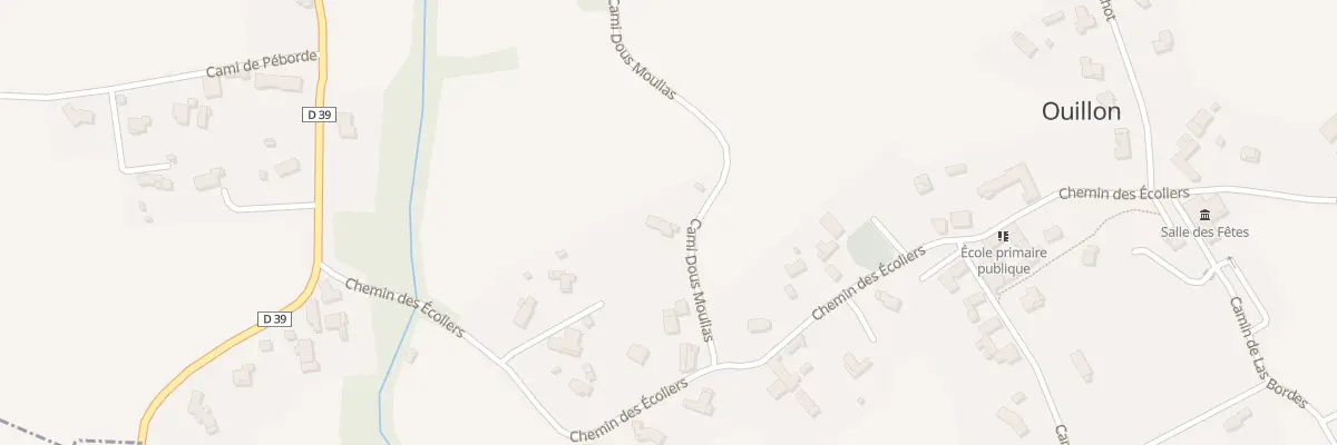 Plan du 3 Vc Cami Dous Moulias à Ouillon
