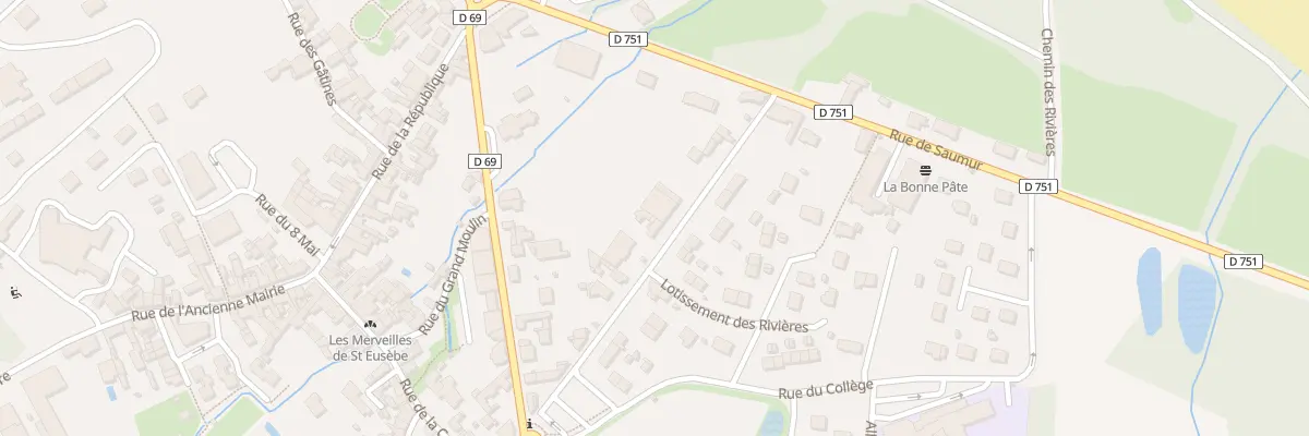 Plan du 8 Rue Napoléon à Gennes-Val-de-Loire