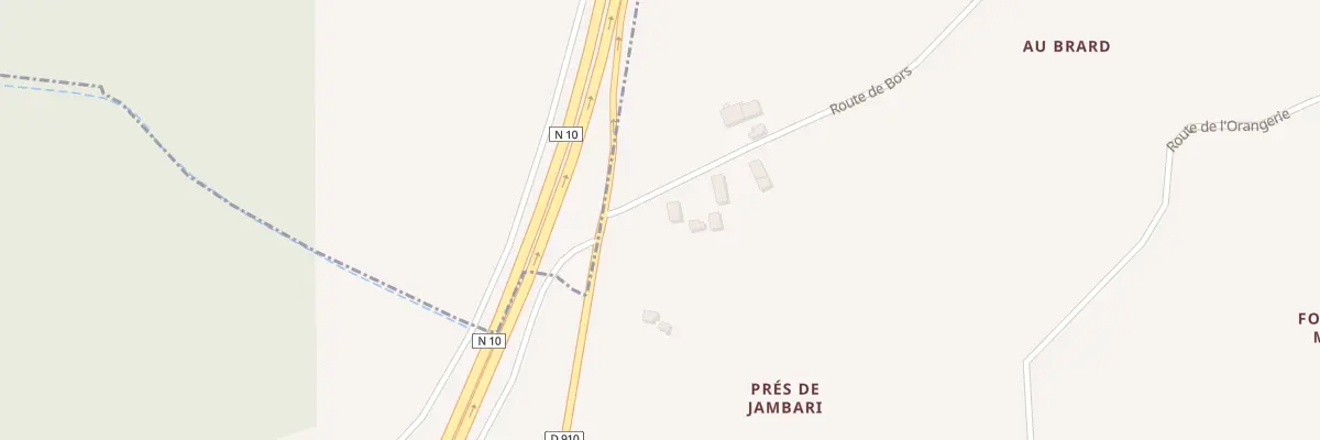 Plan du 5290 Pres de Jean Baud à Chevanceaux