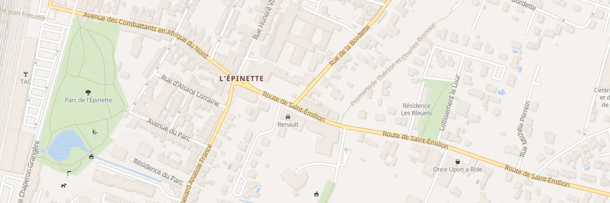 Plan du 2 Rue de la Bordette à Libourne