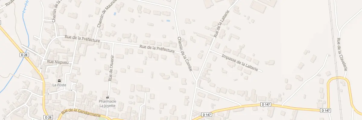 Plan du 44 Rue de la Préfecture à Saint-Varent