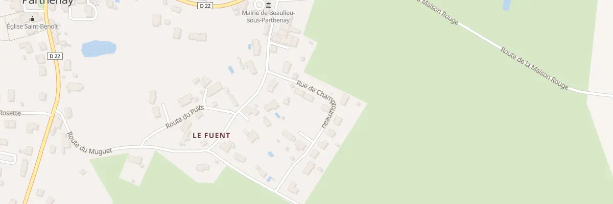 Plan du 17 Rue de Champtourneau à Beaulieu-sous-Parthenay