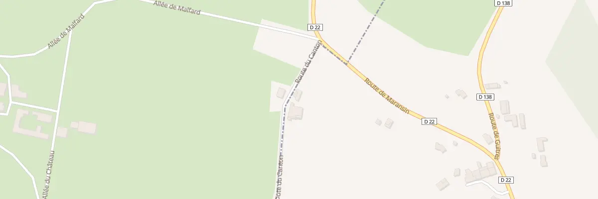 Plan du 77 Au Canton à Bonzac