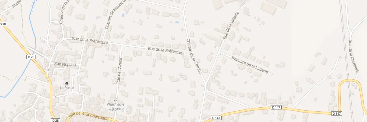 Plan du 42 Rue de la Préfecture à Saint-Varent