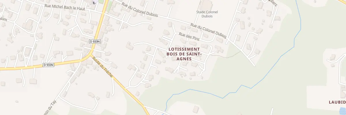 Plan du 3 Rue des Chênes à Saint-Justin
