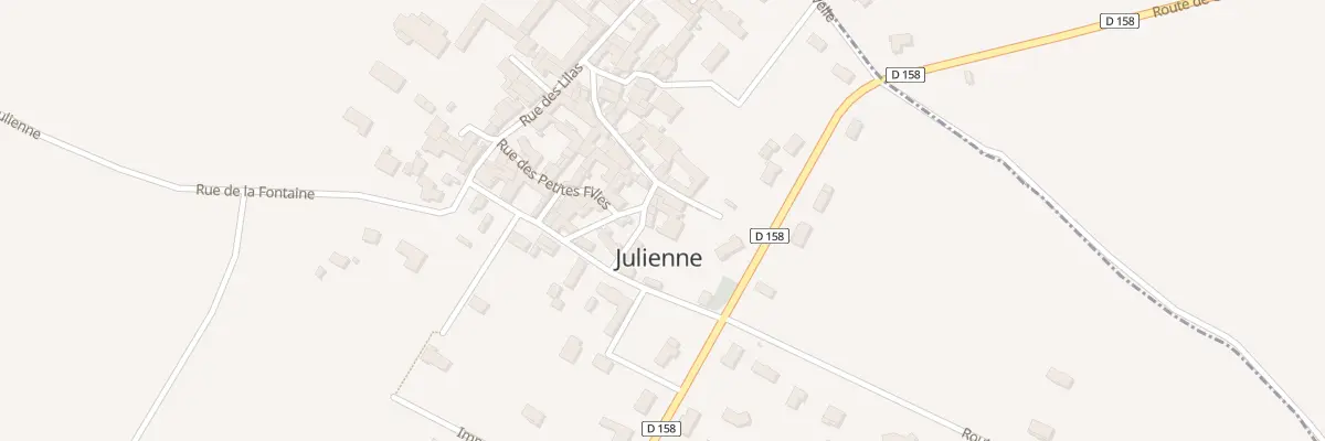 Plan du 14 Rue de la Forge à Julienne