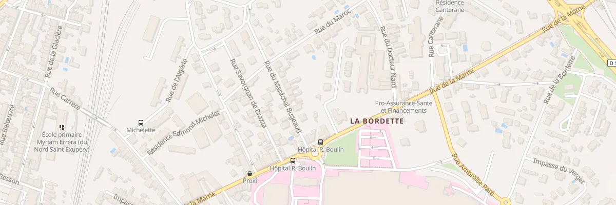 Plan du 9 Rue Marechal Bugeaud à Libourne