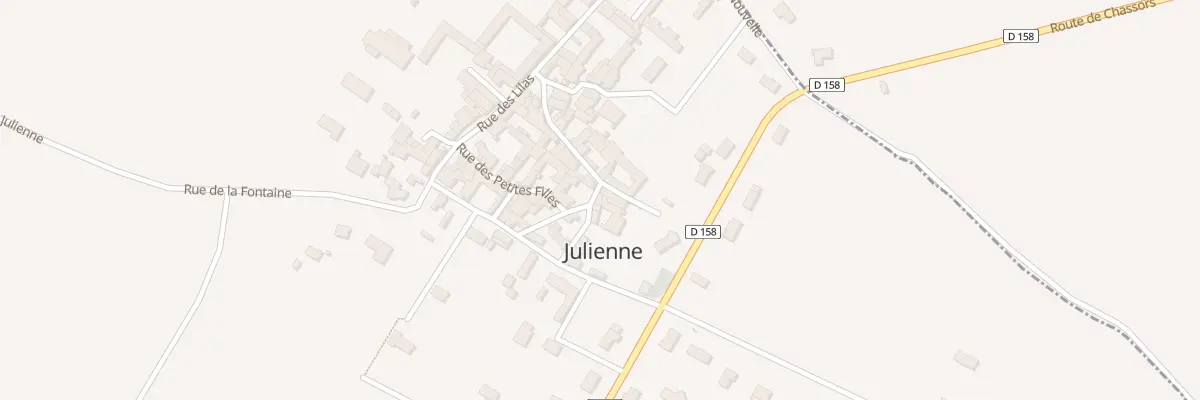 Plan du 5014 Le Bourg à Julienne