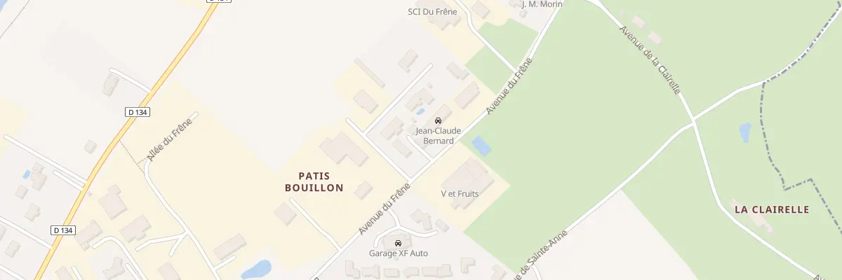 Plan du 3 Av du Frêne à Châtillon-sur-Thouet