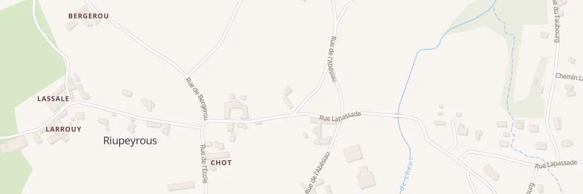 Plan du 3 Rue de Lapassade à Riupeyrous