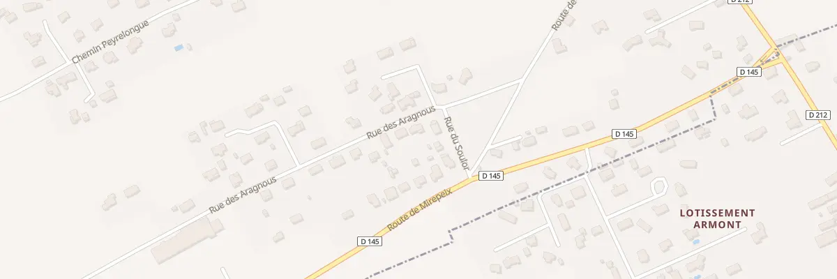 Plan du 1 Rue des Aragnous à Lagos