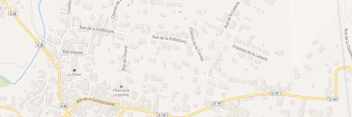 Plan du 36 Rue de la Préfecture à Saint-Varent