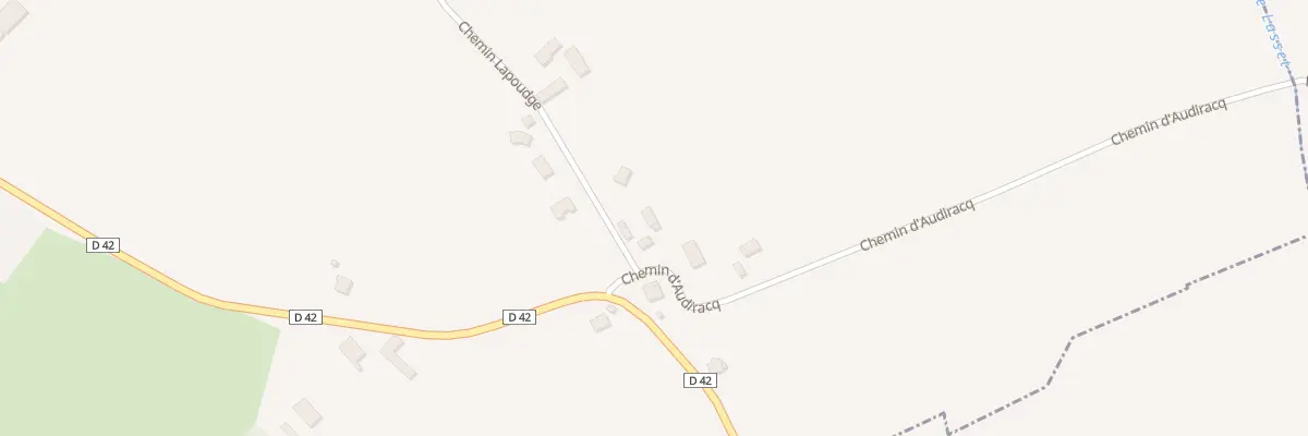 Plan du 50 Che Lapoudge à Escoubès