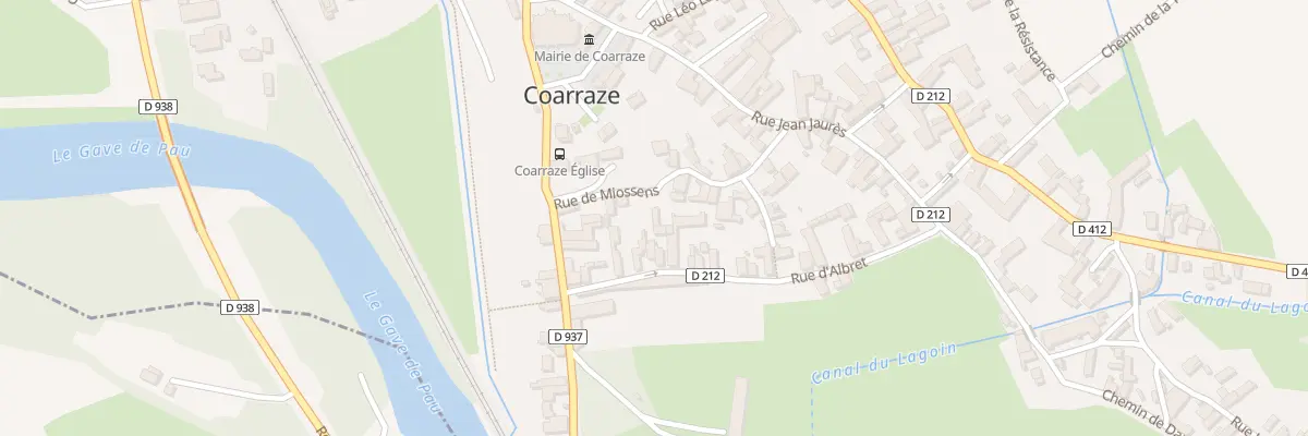 Plan du 2B Rue de Miossens à Coarraze