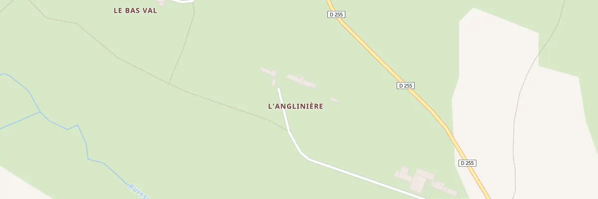 Plan du 3 L’Angliniere à Averton