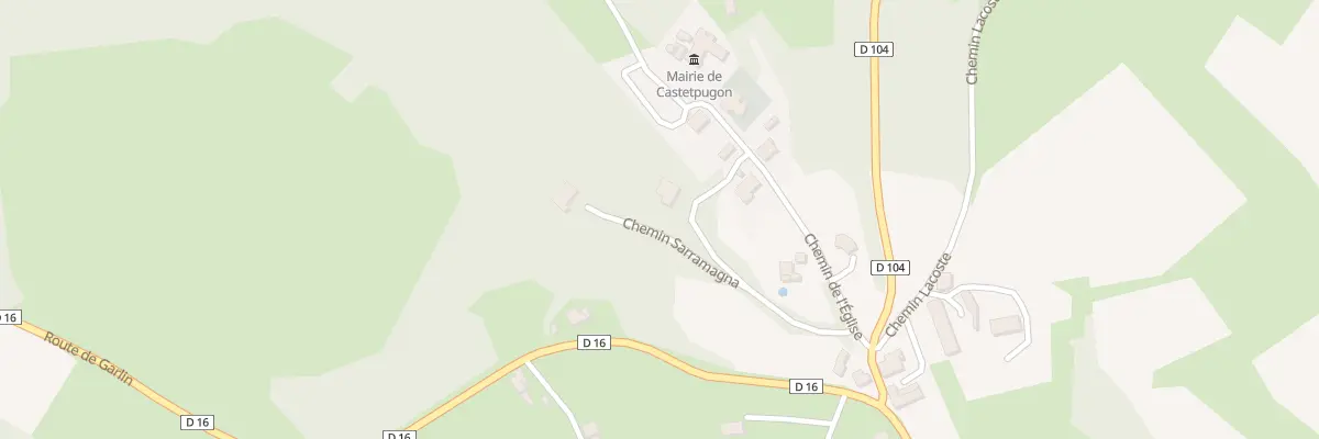 Plan du 5096 Bourg à Castetpugon