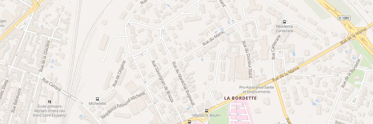 Plan du 12 Rue du Maroc à Libourne
