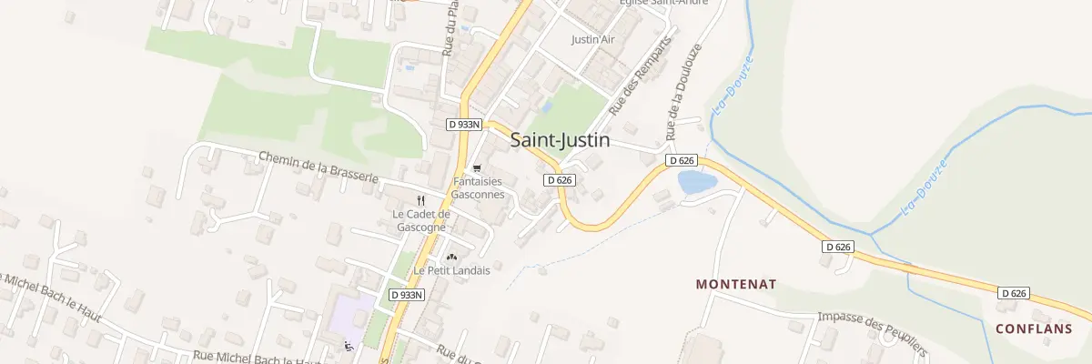 Plan du 6 Av de l’Armagnac à Saint-Justin