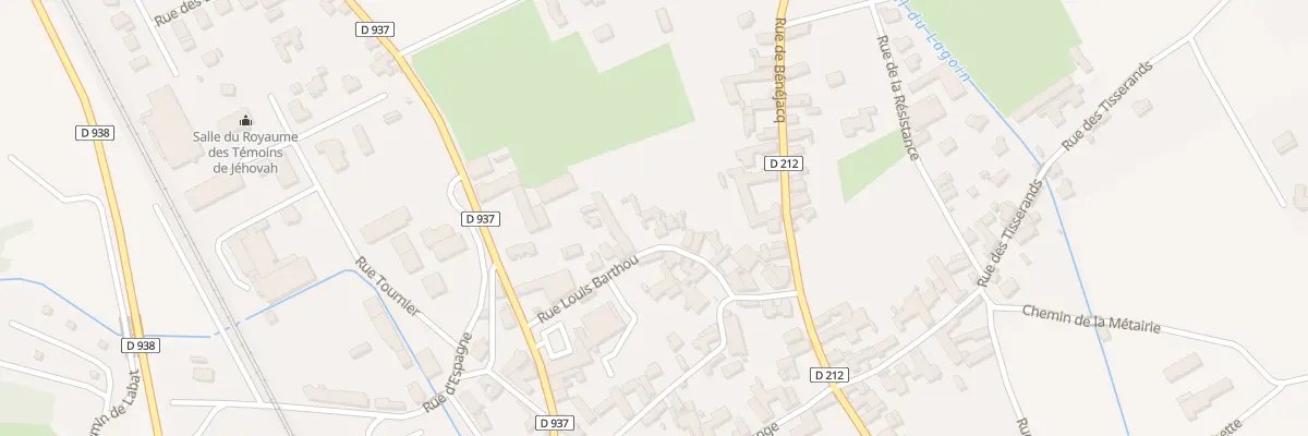 Plan du 9 Rue Louis Barthou à Coarraze