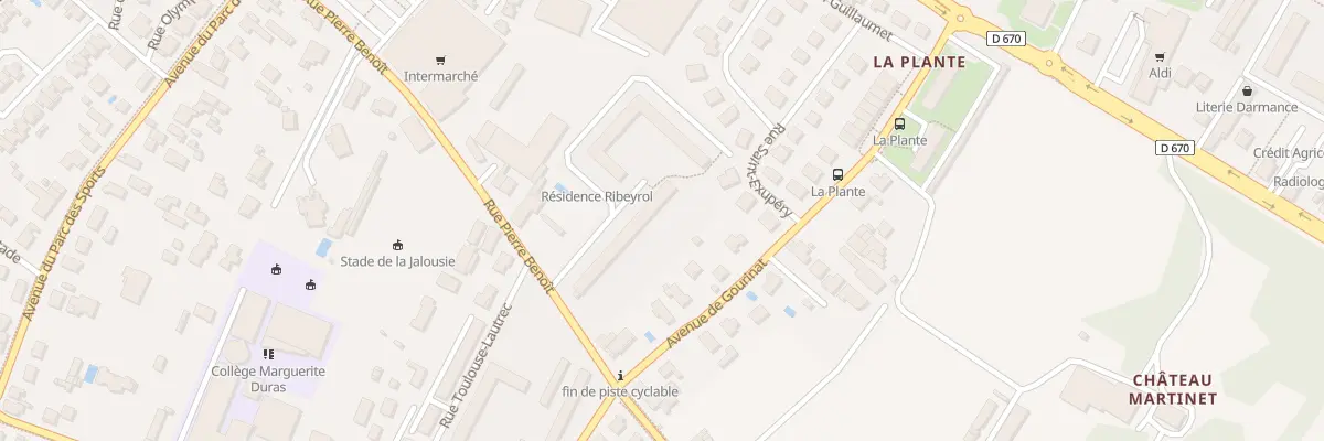 Plan du 27 Rue Pierre Benoit à Libourne