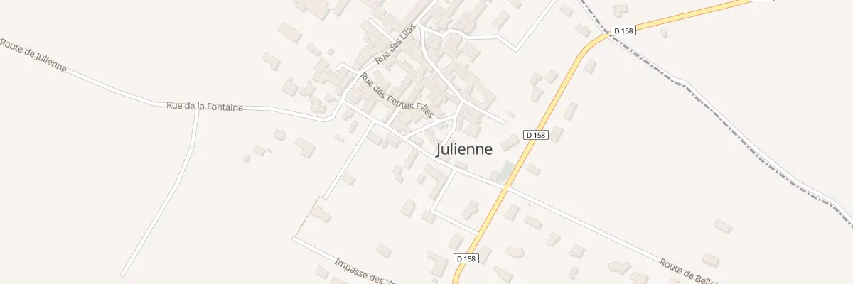 Plan du 10 Rue du Vieux Porche à Julienne