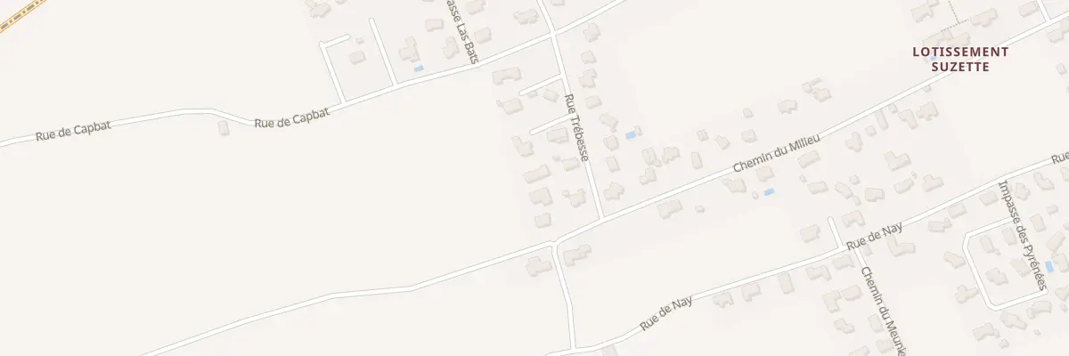 Plan du 9293 Le Village à Bordères
