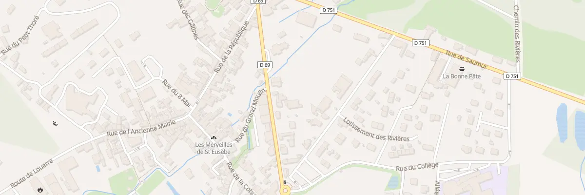 Plan du 11 Rue de la Poste à Gennes-Val-de-Loire