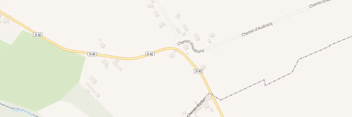 Plan du 2700 Rte Départementale 42 à Escoubès