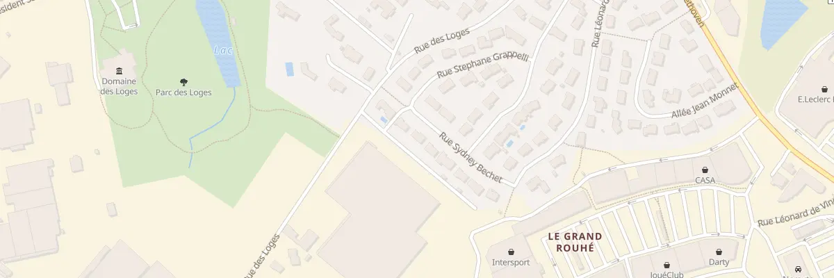 Plan du 12 Rue Sydney Bechet à Parthenay