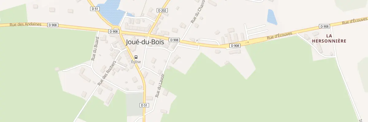 Plan du 55 Le Bourg à Joué-du-Bois
